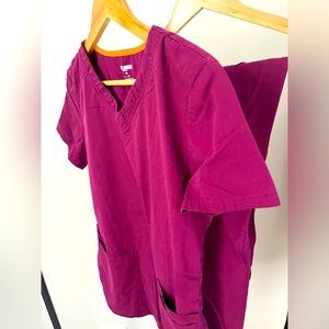 Small Scrubstar Magenta Scrubs Women